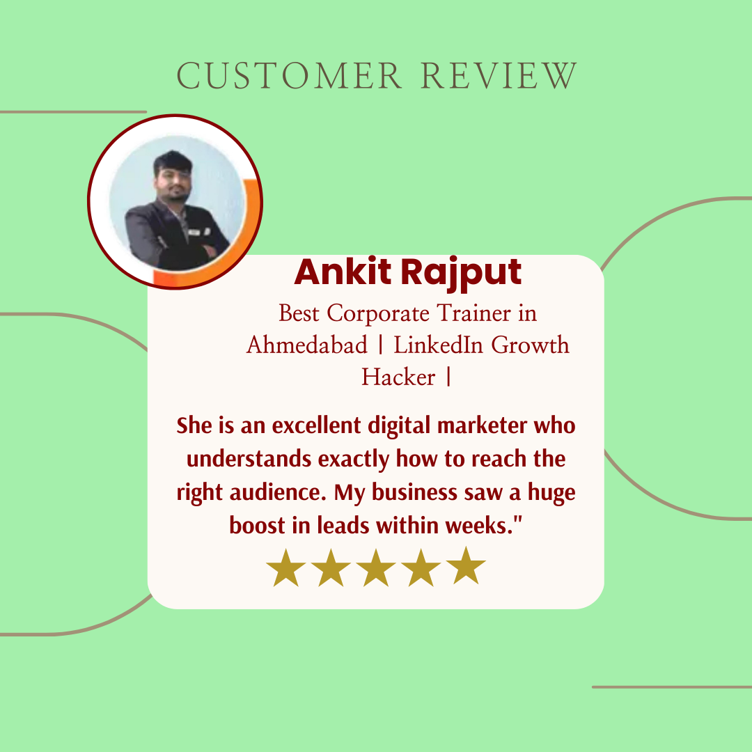 very professional, creative, and result oriented. she handled our social media campaigns so well that our engagement rate doubled.